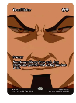 Cruel Tutor - Borderless Avatar MTG - Image 1
