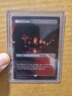 MTG Magic 1x FOIL Blood Crypt Ravnica Clue Edition Box Topper Borderless NM - Image 2