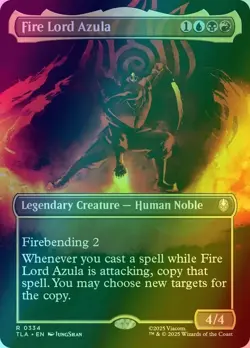 Fire Lord Azula - Borderless Foil - Avatar: The Last Airbender - TLA R 0334 - Image 1