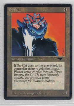 ONE (1) Su-Chi Antiquities - vintage magic the gathering - ACTUAL CARD - USA - Image 3