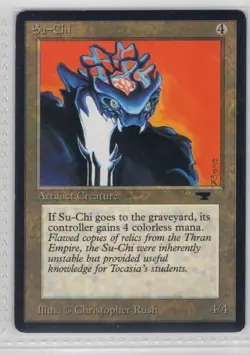 ONE (1) Su-Chi Antiquities - vintage magic the gathering - ACTUAL CARD - USA - Image 5