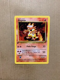 1st Edition SPANISH Magmar 36/102 Base Set - Uncommon Pokemon Card - NM/Mint - Image 1