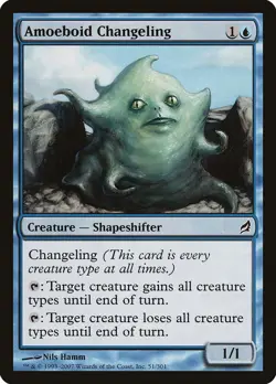 Amoeboid Changeling Lorwyn PLD Blue Common MAGIC THE GATHERING CARD ABUGames - Image 1