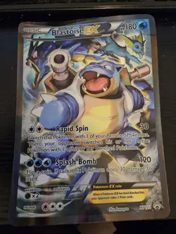 JUMBO/OVERSIZED Blastoise and Venasaur Pokemon Card, Black Star Promo - Image 1