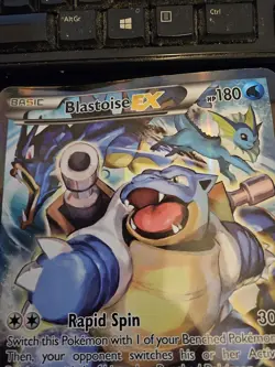 JUMBO/OVERSIZED Blastoise and Venasaur Pokemon Card, Black Star Promo - Image 2