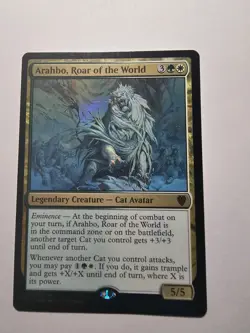 Arahbo, Roar of the World Commander 2017 Foil - Image 1