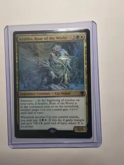 Arahbo, Roar of the World Commander 2017 Foil - Image 3