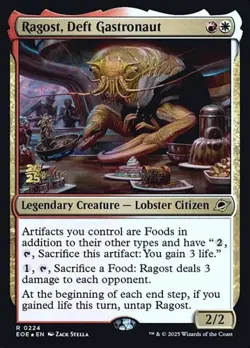 Ragost, Deft Gastronaut - Foil Prerelease Promo EOE LP MTG - Image 1