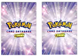 Pokemon 2024 Card Database- Star pattern Shiny Holo * VULPIX & NINETALES - Image 2