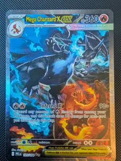 Mega Charizard X EX 125/094 Phantasmal Flames SIR Pokemon card - Image 2