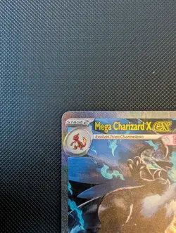 Mega Charizard X EX 125/094 Phantasmal Flames SIR Pokemon card - Image 3