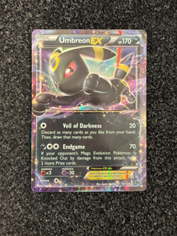 2016 Pokemon Umbreon EX 55/124 XY Fates Collide English Near Mint - Image 1