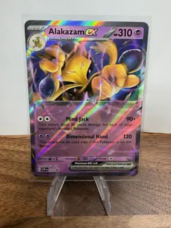 Alakazam ex (Error No Star Pattern) Pokemon BLACK STAR Promo #050 Holo - Image 1