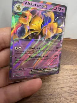 Alakazam ex (Error No Star Pattern) Pokemon BLACK STAR Promo #050 Holo - Image 3