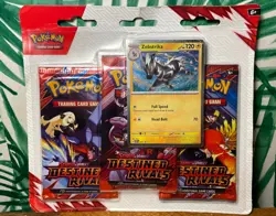 Pokemon Scarlet & Violet Destined Rivals 3 Pack Blister New - Image 1