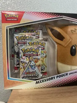 Pokemon Prismatic Evolutions Eevee Accessory Pouch Special Collection! IN HAND! - Image 3