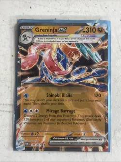 Pokemon TCG Twilight Masquerade Greninja EX 106/167 Near Mint - Image 1