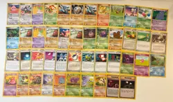 Pokemon TCG Mixed Lot Of 46 Non Holo Vintage Cards - Image 1