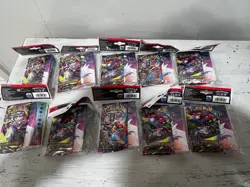 Lot Of 10 Mega Evolution Booster Packs With Mini Portfolio Pokemon TCG New - Image 1