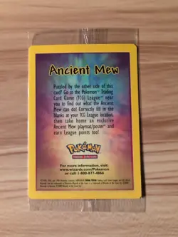 CGC 9 MINT Ancient Mew 2000 Movie Promo Holo Pokemon Card w/ original Packaging - Image 3