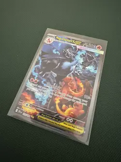 Mega Charizard x Ex 125/094 SR Full Art Pokemon Card English Mint Condition - Image 4
