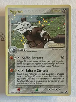 Pokemon Aggron 2/92 Ultra Rara Holo Stamped La Leggenda di Mew Ita - Image 1