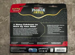Pokemon Paldean Fates Tech Sticker Collection 3 Booster Pack Blister- Fidough - Image 2