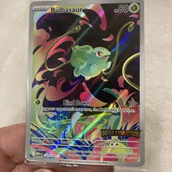Pokemon Bulbasaur 133/132 English Mega Evolution Stamped Promo SEALED - Image 3