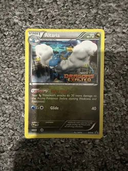 Pokemon Altaria black and white dragons exalted card BW48 - Image 1