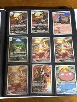ASSORTMENT OF 75 POKEMON ILLUSTRATION RARE CARD LOT + NEW BLACK BOLT BINDER - Image 3