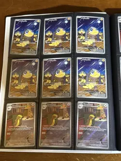 ASSORTMENT OF 75 POKEMON ILLUSTRATION RARE CARD LOT + NEW BLACK BOLT BINDER - Image 4
