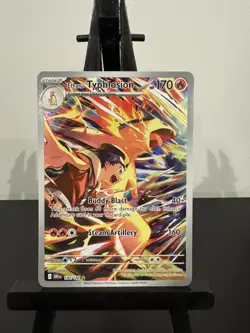Pokemon TCG Ethans Typhlosion Card Full Art Destined Rivals 190/182 (NM) - Image 1