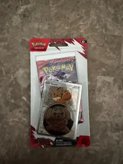 Pokemon Destined Rivals EEVEE PROMO CHECKLANE Blister Pack - BOOSTER + PROMO NEW - Image 1
