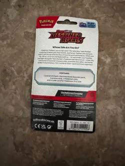 Pokemon Destined Rivals EEVEE PROMO CHECKLANE Blister Pack - BOOSTER + PROMO NEW - Image 2