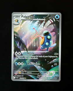 Pokemon Card - Palpitoad 104/086 Black Bolt English - Illustration Rare - NM ⭐ - Image 1