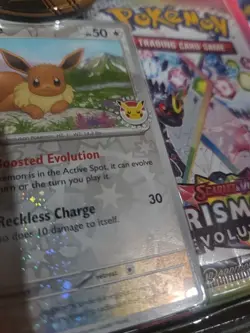 Prismatic Evolutions Pokemon Day 2025 Evee and 2 Pack Blister (Factory Sealed) - Image 2