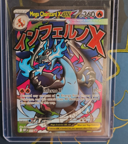 Pokemon Card PHANTASMAL FLAMES MEGA CHARIZARD X EX 023 ENG BLACK STAR PROMO - Image 3