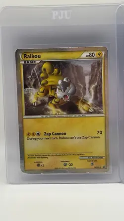 Pokemon TCG 2010 HGSS Raikou,Entei,Suicune Holo Rare Black Star Promo Lot LP-NM - Image 2
