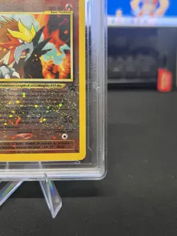 MGA 10 GEM MINT Entei 2001 Black Star Movie Promo 34 Reverse Holo Pokemon Card - Image 4