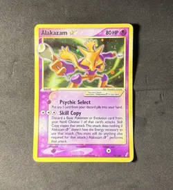 Pokemon 2006 EX Crystal Guardians Gold Star #99 Alakazam-Holo - Image 1