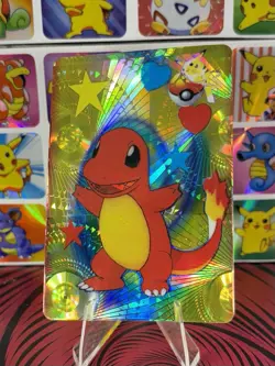 Pokemon Sticker Rare Vintage Vending Machine Holo prism Nintendo 1998 Bandai - Image 5