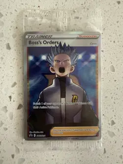 Pokemon Boss's Orders SWSH251 SEALED 4 Cards-1x Full Art-3x Holo Pokemon Card - Image 1