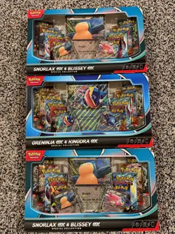 Pokemon TCG Sealed Box Lot - Snorlax Ex & Blissey Ex Greninja Ex & Kingdra EX 👀 - Image 2