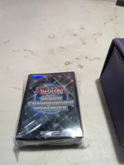 Yu-Gi-Oh World Championship Qualifier Sleeves And WCRQ Purple Deck Box - Image 2