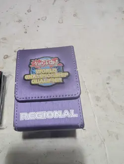 Yu-Gi-Oh World Championship Qualifier Sleeves And WCRQ Purple Deck Box - Image 4