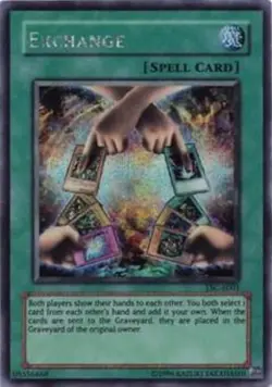 TSC-E001 Exchange Secret Prismatic Rare (PROMO) Very Lightly Played! YuGiOh TCG - Image 1