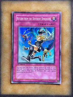Yugioh Return from the Different Dimension DPKB-EN038 Super Rare 1st Ed LP - Image 1