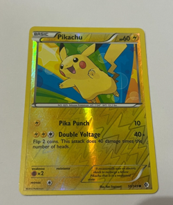 Pikachu 50/149 Boundaries Crossed Common Reverse Holo Pokemon Card TCG - Image 1