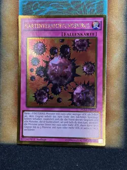 Yugioh Crush Card Virus PGL2-EN070 Gold Rare 1st Ed GERMAN LP - Image 1