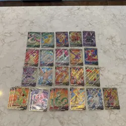 Pokemon TCG Full Art Holo Lot Of 25 Cards. Pack To Sleeve - Image 1
